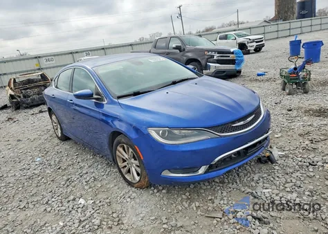 2015 Chrysler 200 Limited z USA, uszkodzony, nr VIN 1C3CCCAB0FN596278